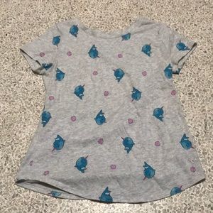 Justify narwhal shirt